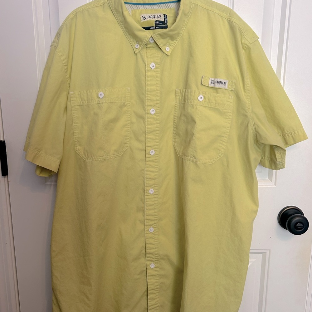 Magellan summer weight button down shirt, size XXL